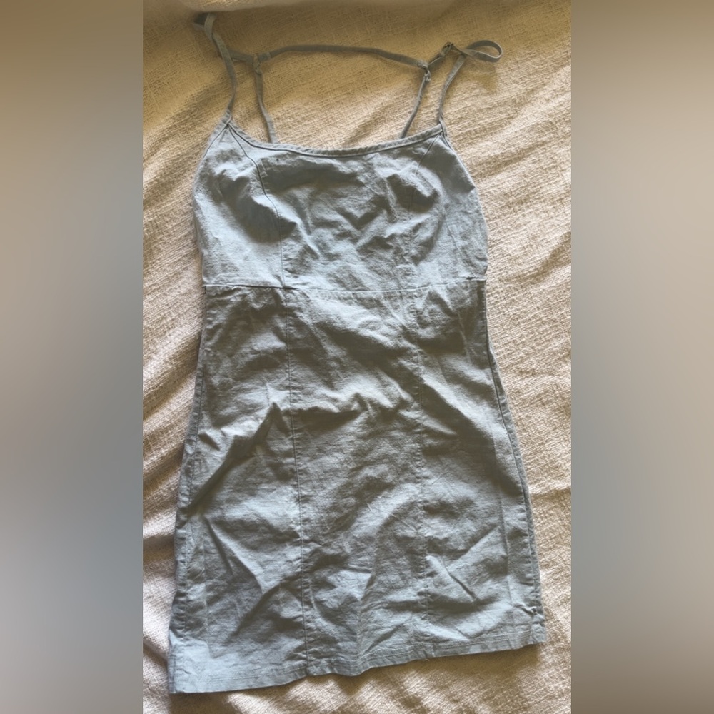 PacSun Sky Blue Strappy Mini Dress